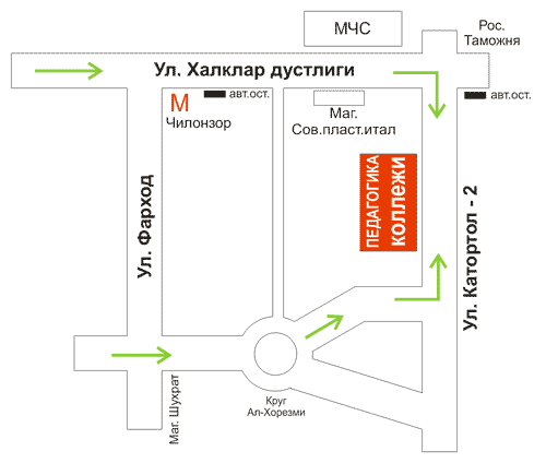 карта проезда